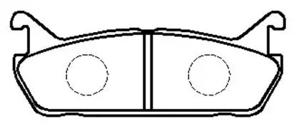 Brake Pad Set, disc brake (HP8091)