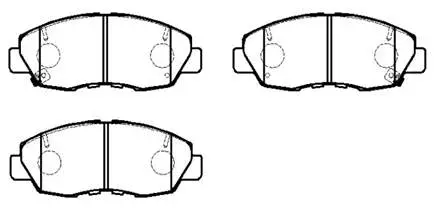 Brake Pad Set, disc brake (HP9240)
