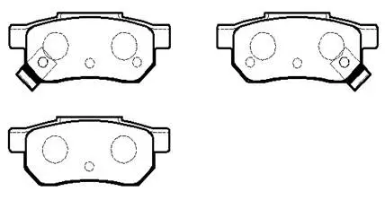 Brake Pad Set, disc brake (HP5061)