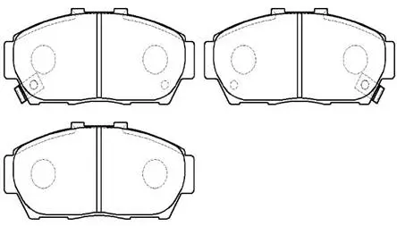 Brake Pad Set, disc brake (HP5073)