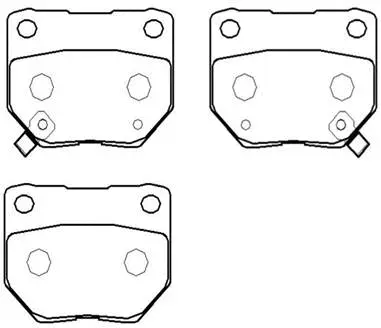 Brake Pad Set, disc brake (HP8361)
