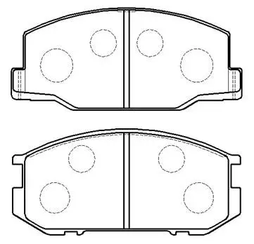 Brake Pad Set, disc brake (HP8466)