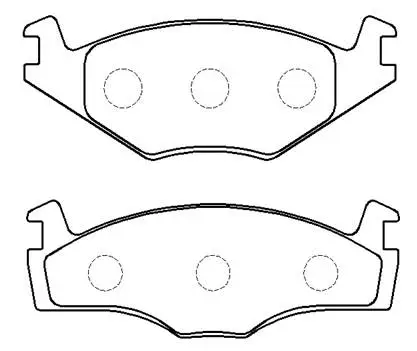 Brake Pad Set, disc brake (HP9008)