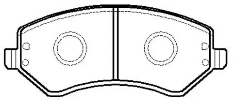 Brake Pad Set, disc brake (HP5156)