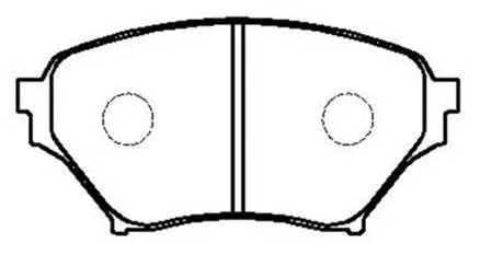Brake Pad Set, disc brake (HP8269)
