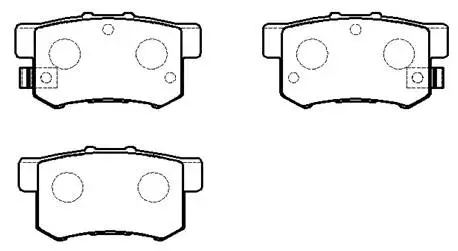 Brake Pad Set, disc brake (HP9225)