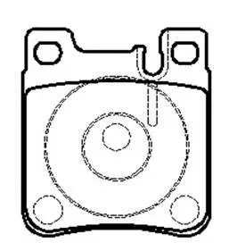 Brake Pad Set, disc brake (HP5030)