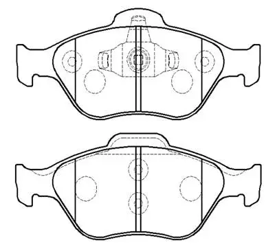 Brake Pad Set, disc brake (HP5146)