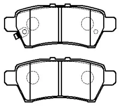 Brake Pad Set, disc brake (HP5211)