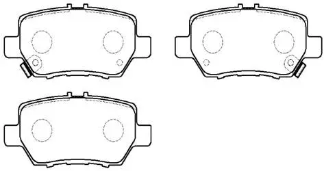 Brake Pad Set, disc brake (HP5170)