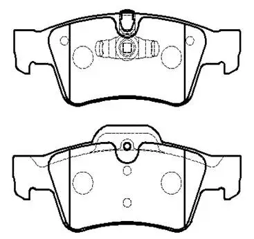 Brake Pad Set, disc brake (HP9949)