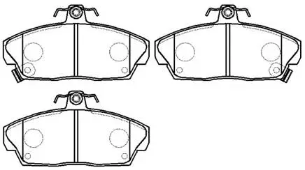 Brake Pad Set, disc brake (HP9234)