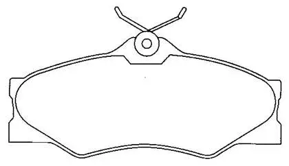 Brake Pad Set, disc brake (HP8545)