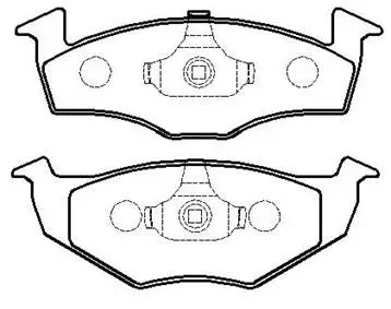 Brake Pad Set, disc brake (HP9464)