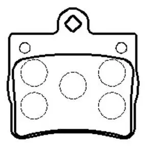 Brake Pad Set, disc brake (HP5190)