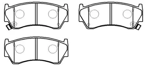 Brake Pad Set, disc brake (HP9061)