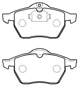 Brake Pad Set, disc brake (HP5130)