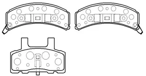 Brake Pad Set, disc brake (HP5226)