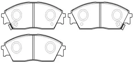 Brake Pad Set, disc brake (HP8162)