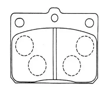 Brake Pad Set, disc brake (HP8148)