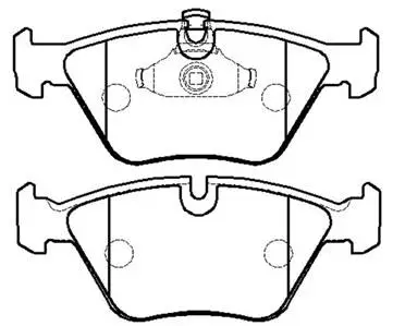 Brake Pad Set, disc brake (HP5252)