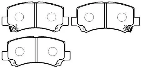 Brake Pad Set, disc brake (HP5138)