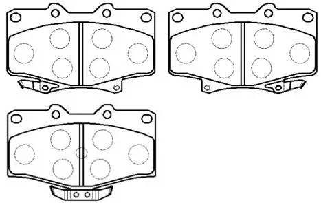 Brake Pad Set, disc brake (HP5048)