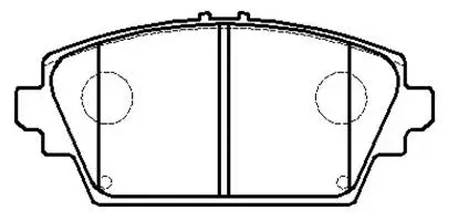 Brake Pad Set, disc brake (HP9073)