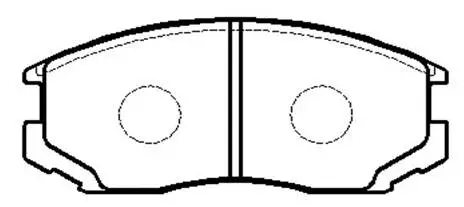Brake Pad Set, disc brake (HP5013)