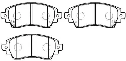 Brake Pad Set, disc brake (HP9143)
