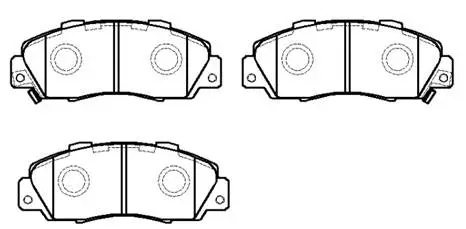 Brake Pad Set, disc brake (HP9227)