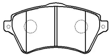 Brake Pad Set, disc brake (HP8214)