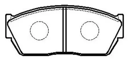 Brake Pad Set, disc brake (HP8158)