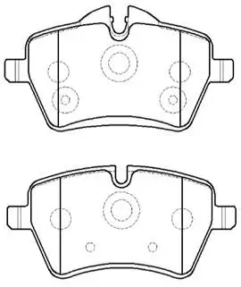 Brake Pad Set, disc brake (HP9929)