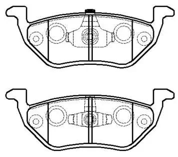 Brake Pad Set, disc brake (HP9703)