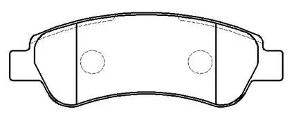Brake Pad Set, disc brake (HP9969)