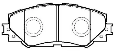 Brake Pad Set, disc brake (HP5176)