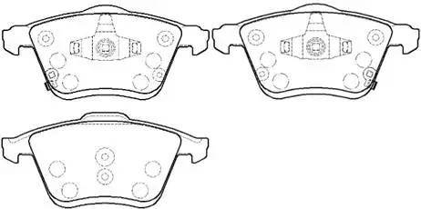 Brake Pad Set, disc brake (HP8226)