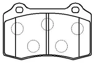 Brake Pad Set, disc brake (HP8420)