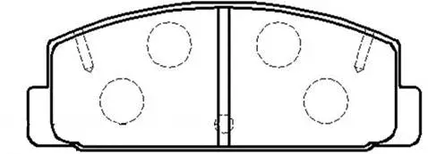 Brake Pad Set, disc brake (HP8275)