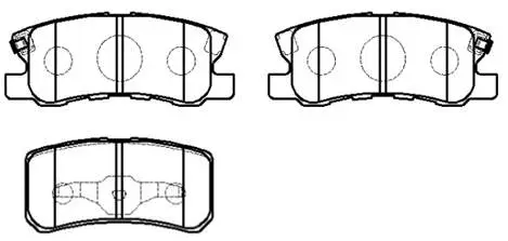 Brake Pad Set, disc brake (HP5139)