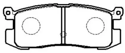 Brake Pad Set, disc brake (HP8239)