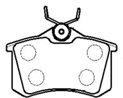 Brake Pad Set, disc brake (HP8343)