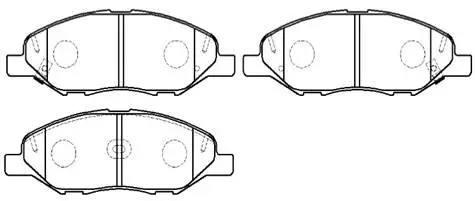 Brake Pad Set, disc brake (HP5267)