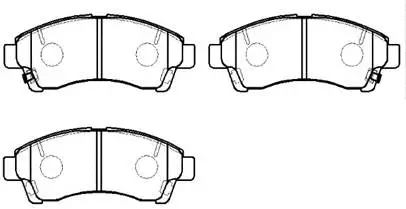 Brake Pad Set, disc brake (HP9188)