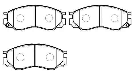 Brake Pad Set, disc brake (HP9274)