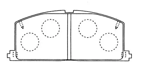 Brake Pad Set, disc brake (HP8510)