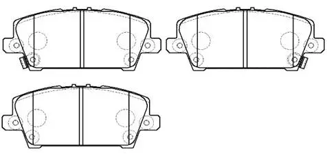 Brake Pad Set, disc brake (HP5269)