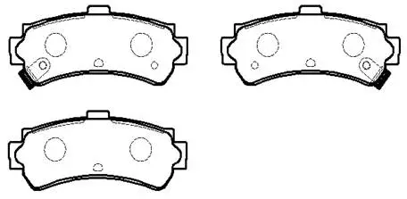 Brake Pad Set, disc brake (HP5078)