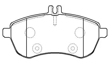Brake Pad Set, disc brake (HP9956)